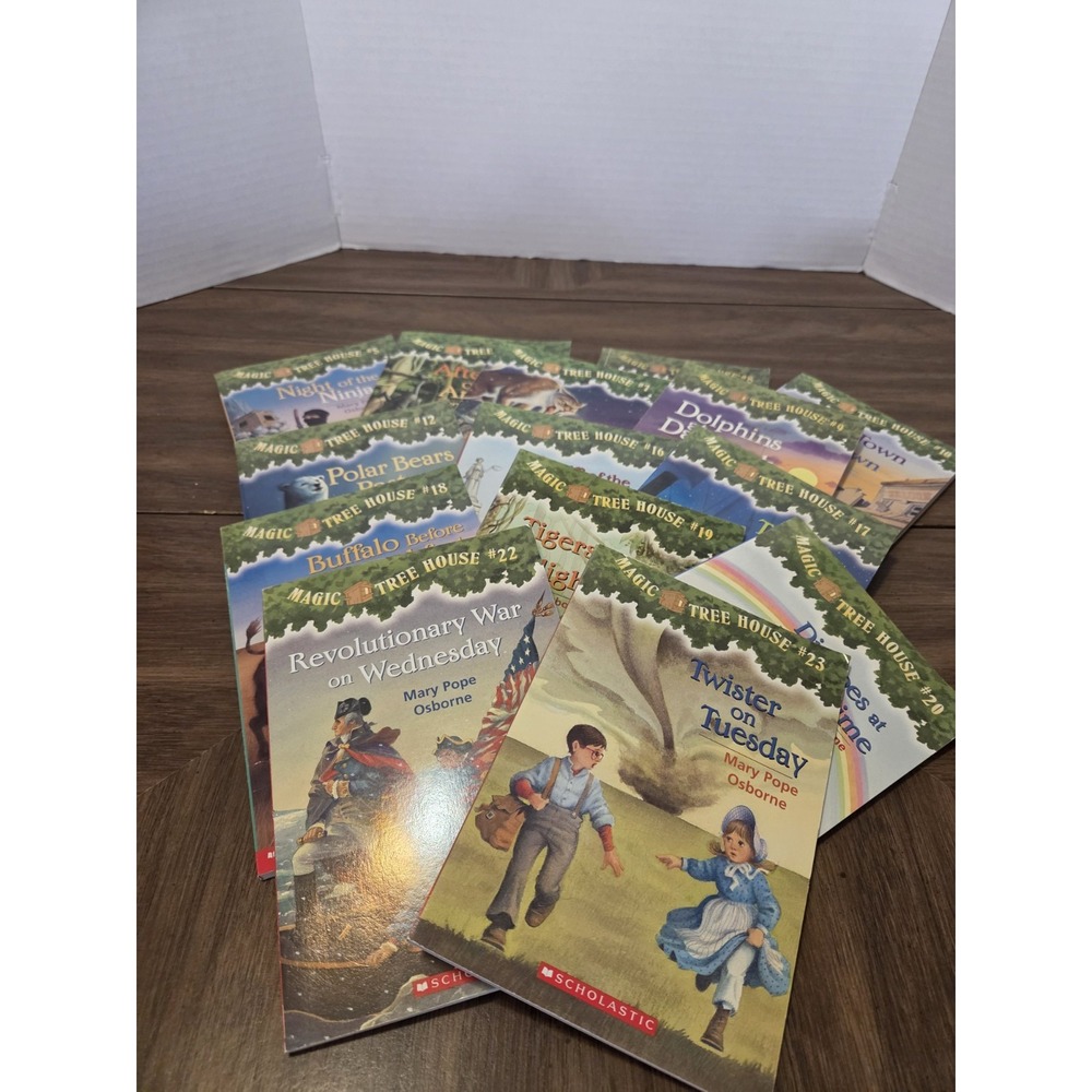 Magic Tree House Scholastic Lot Of Books # 5-10, 12, 16-20, 22-23